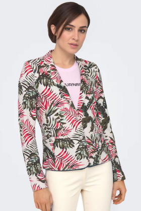 Blazer imprimé fantaisie Tadia