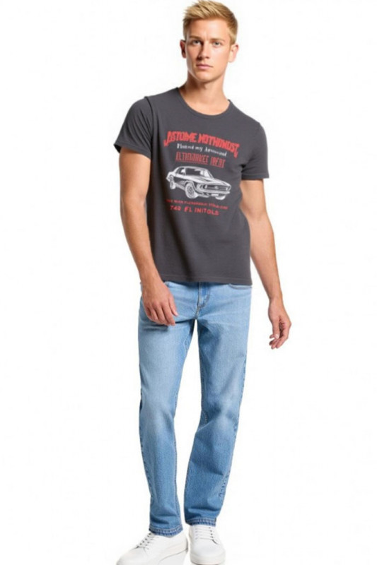 Jeans Oscar Soren bleu denim Lee