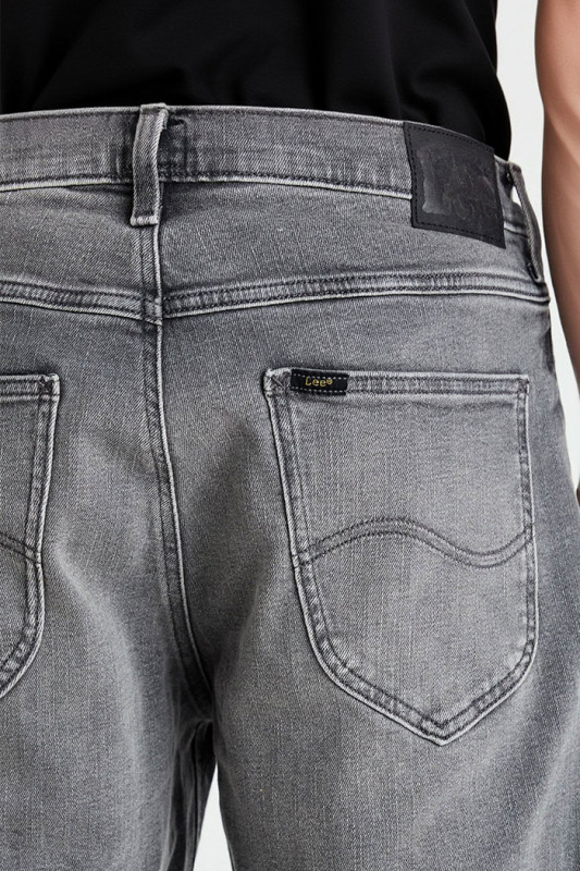 Short en jeans gris délavé Lee