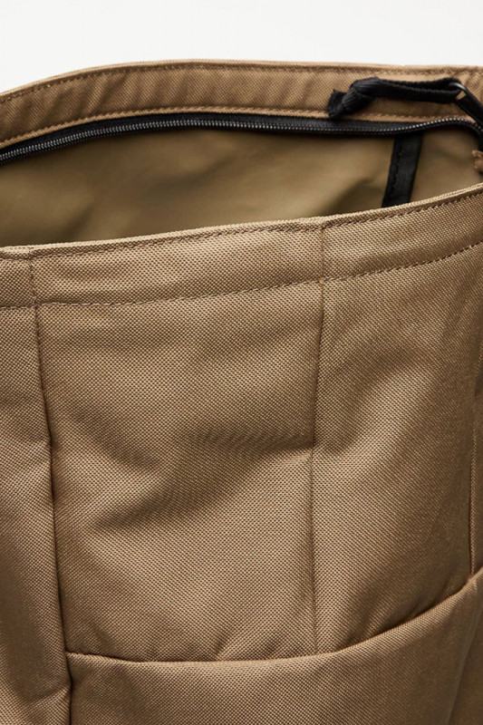 Sac à dos haute roulé L-Pack kaki polyester recyclé