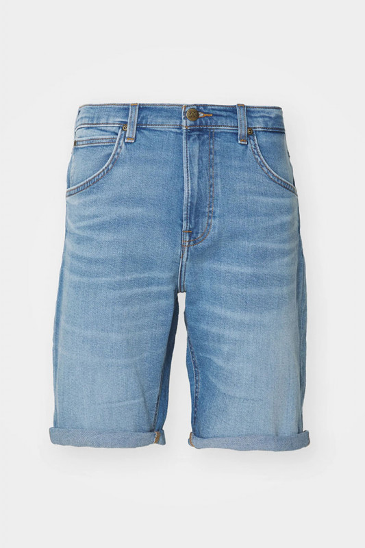 Short en jean denim Weston Lee coton mélangé