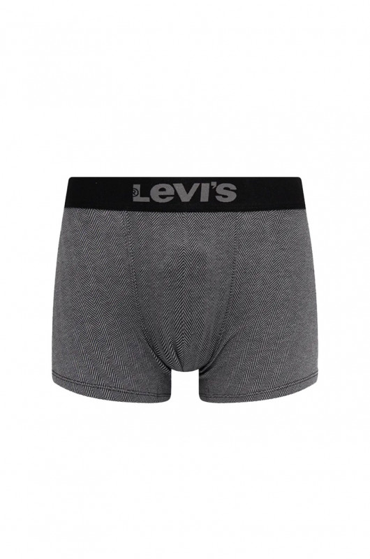 Lot de 2 boxers noir et gris à chevron
