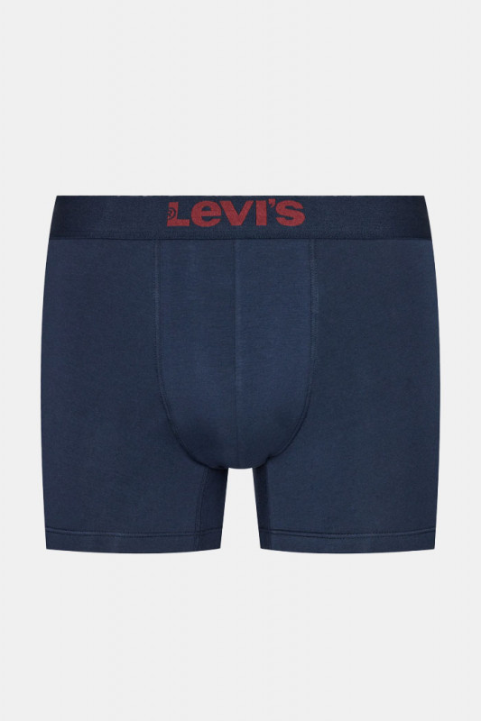 Lot de 2 boxers bleu marine et bordeaux homme levi's