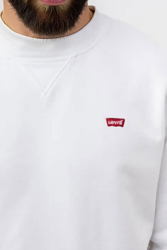 Sweat blanc 100% coton