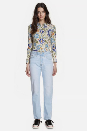 Jeans 501 crop lightweight femme