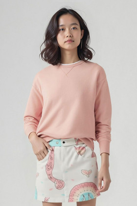 Sweat Heritage rose femme