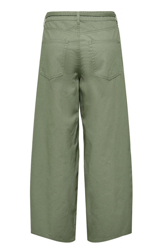 Pantalon Maeve kaki en toile de coton JDY en coton 