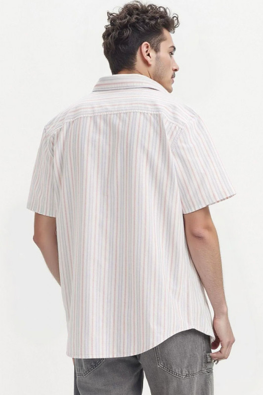 Chemise manches courtes Authentic à rayures