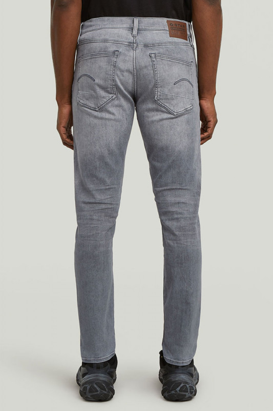 Jeans 3301 slim gris denim