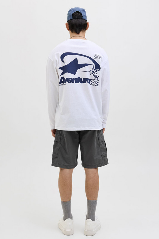 Bermuda cargo gris Castlerock homme jack & jones