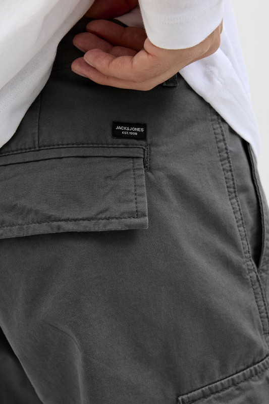 Bermuda cargo gris Castlerock homme en coton