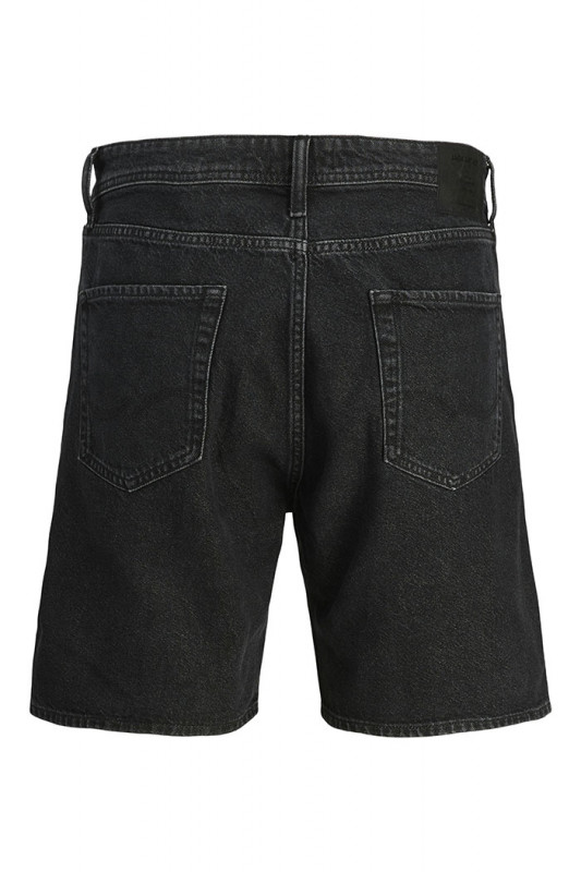Short Original black denim coupe loose