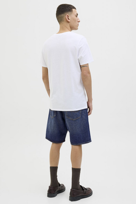 Short Tony Original bleu denim en coton