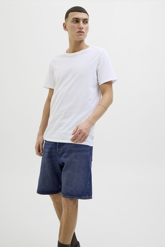 Short Tony Original bleu denim en coton homme