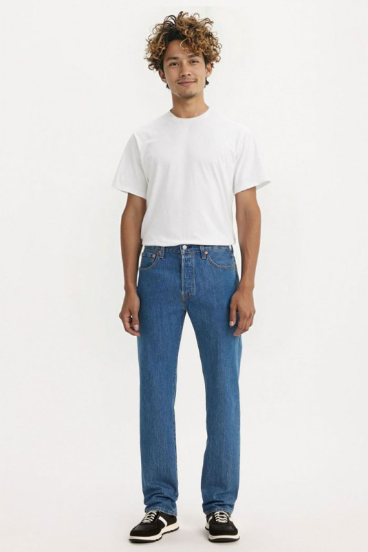 Jeans 501 original medium stonewash medium stonewash homme Levi's