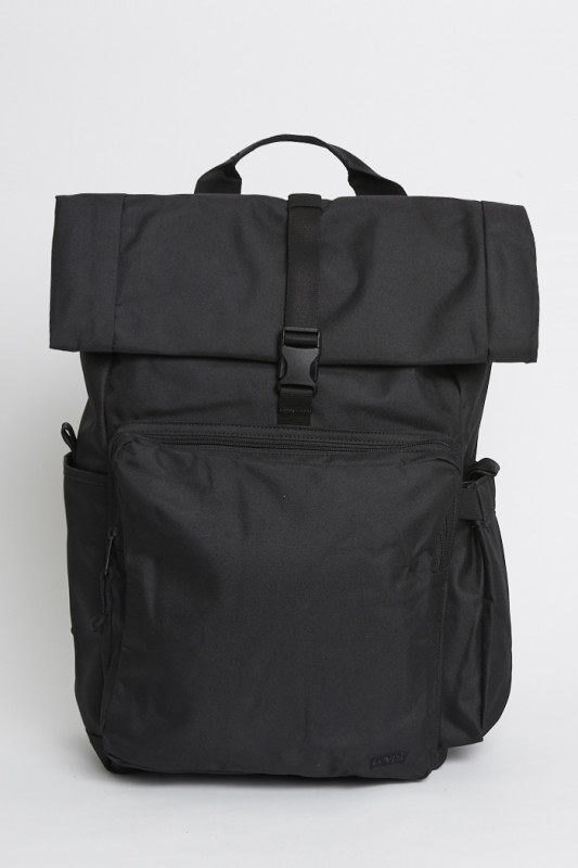 Sac à dos haut roulé L-Pack noir homme