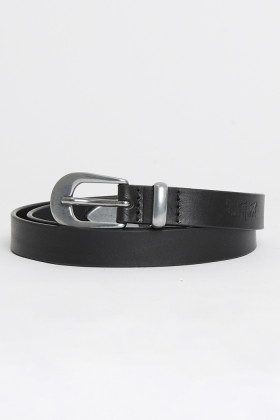 Ceinture Valérie en cuir noir femme levi's