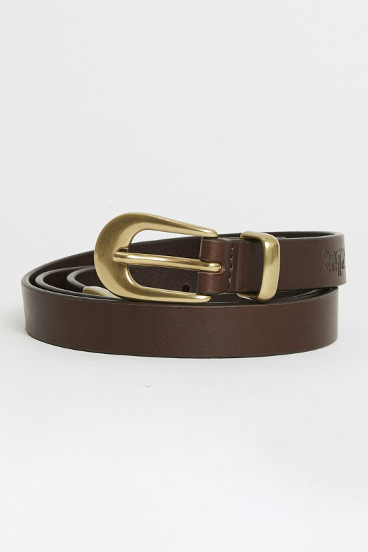 Ceinture Valérie en cuir marron femme levi's
