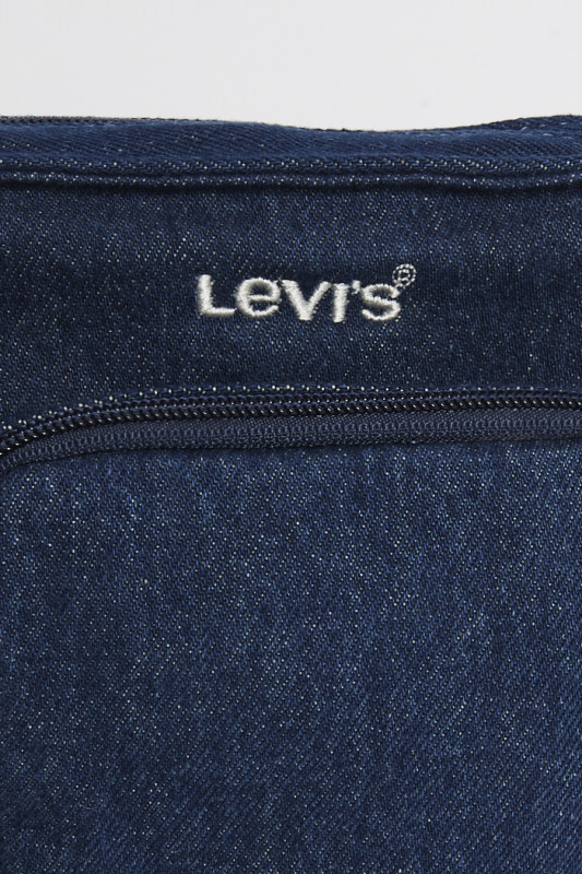 Petite pochette à bandoulière en denim dark blue homme Levi's