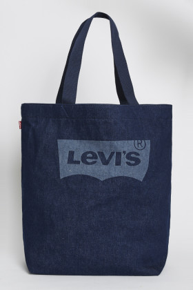 Tote bag Batwing en denim indigo femme