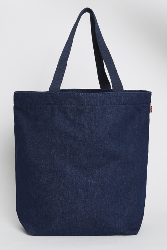 Tote bag Batwing en denim indigo