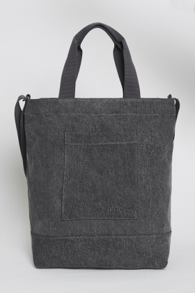 tote bar Icon gris denim homme