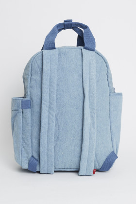 Sac à dos rond L-Pack bleu denim