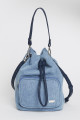 Sac seau denim indigo