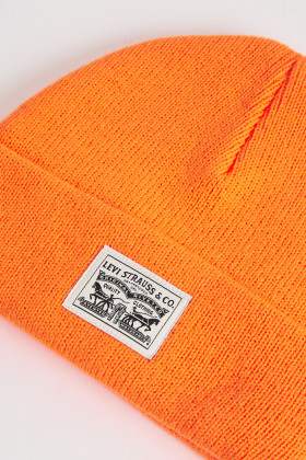 Bonnet Backpatch orange femme levi's