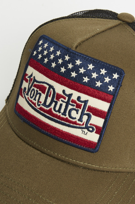 casquette baseball US flag kaki