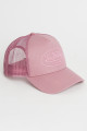 Casquette trucker logo rose