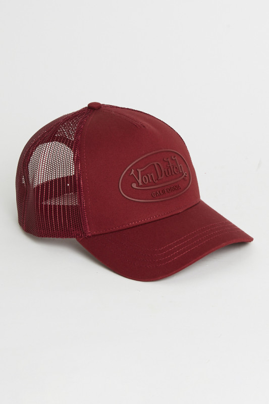 casquette Trucker logo rouge homme
