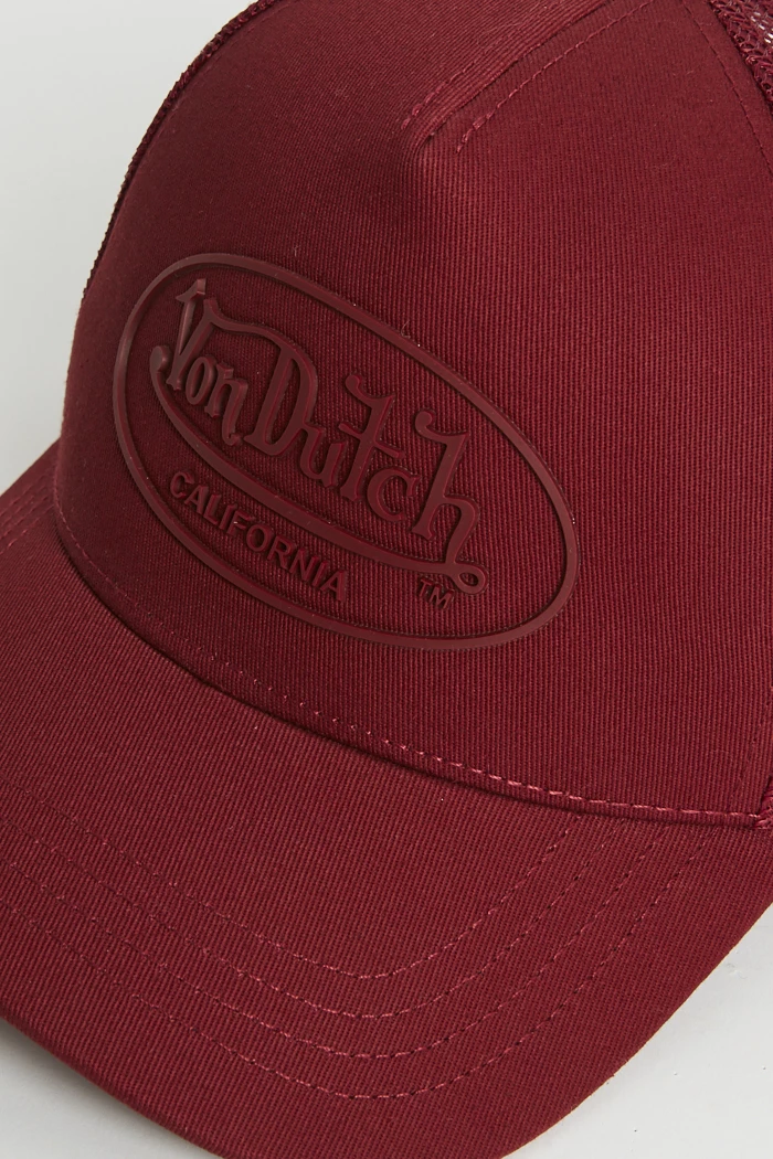 Casquette Trucker logo rouge homme Von Dutch Destock Jeans