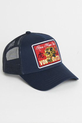 casquette baseball Famous bleu marine homme Von Dutch