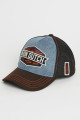 Casquette baseball LEA bleue marron et noire