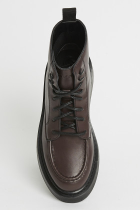 Chaussures montantes Luna bordeaux femme