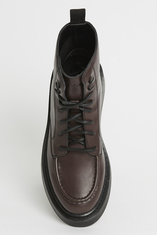 Chaussures montantes Luna bordeaux femme