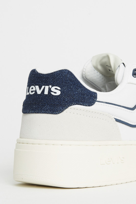 Baskets Glide blanches et noires homme