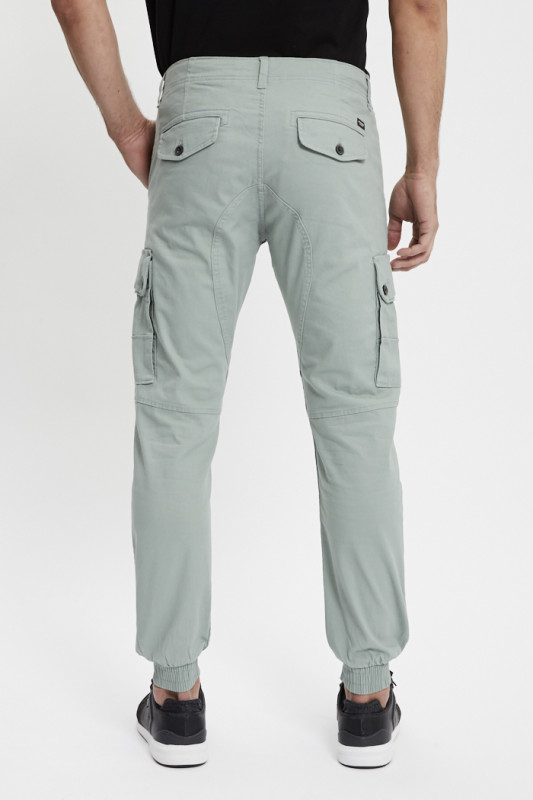 Pantalon cargo vert clair