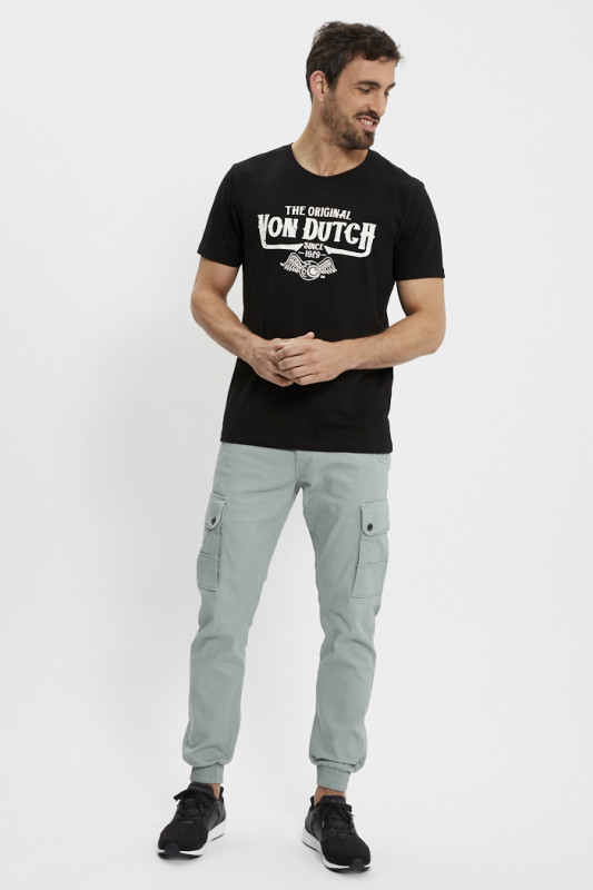 Pantalon cargo vert clair homme jack & jones