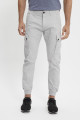 Pantalon cargo gris clair