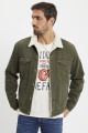 Veste trucker sherpa forest night