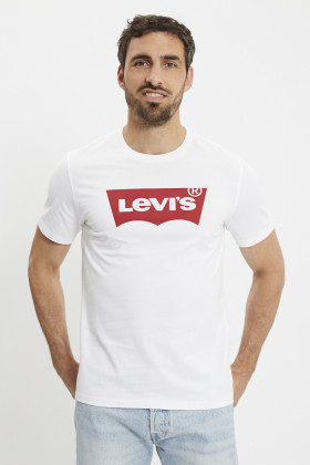 T-shirt graphic blanc levi's