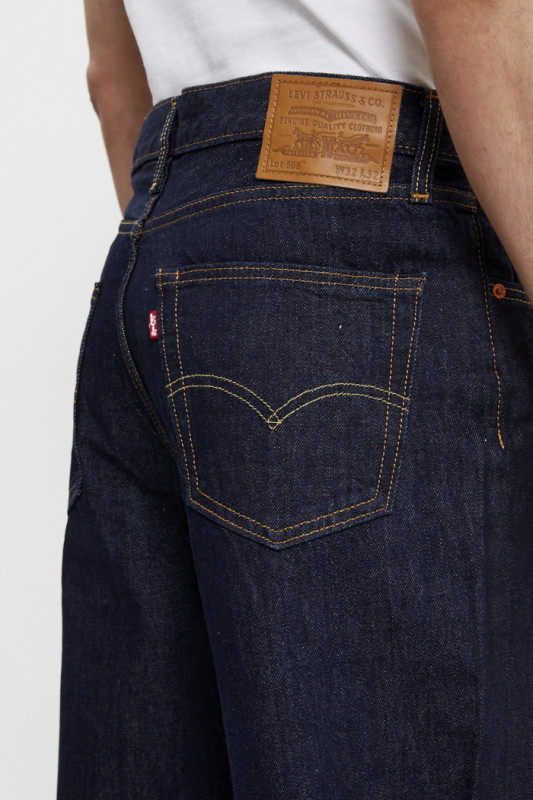 Jeans 568 loose straight  dark indigo homme