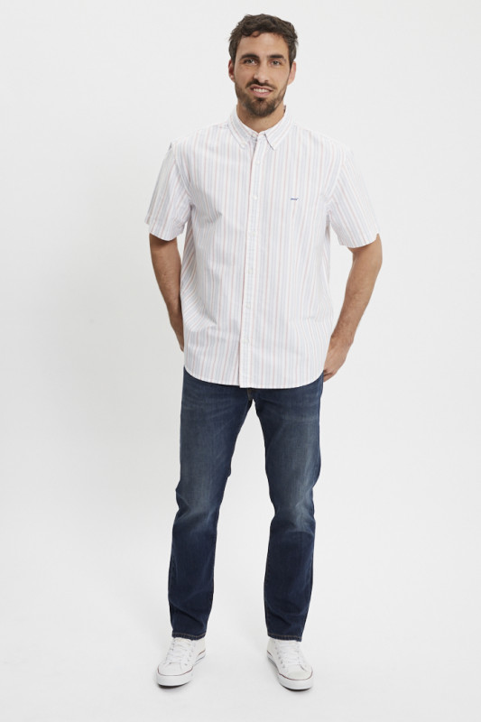 Jeans 502 taper rainfall dark indigo homme