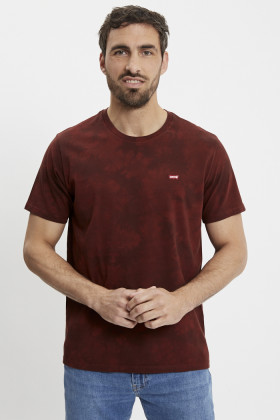T-shirt original bordeaux uni levi's