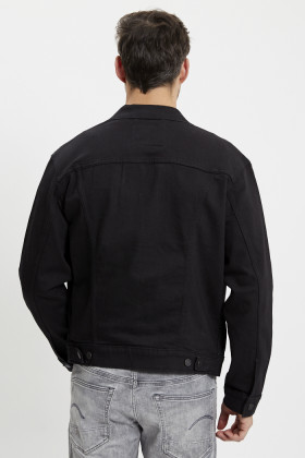 Veste trucker noire