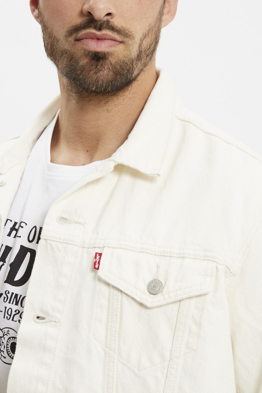 Veste trucker beige clair homme levi's
