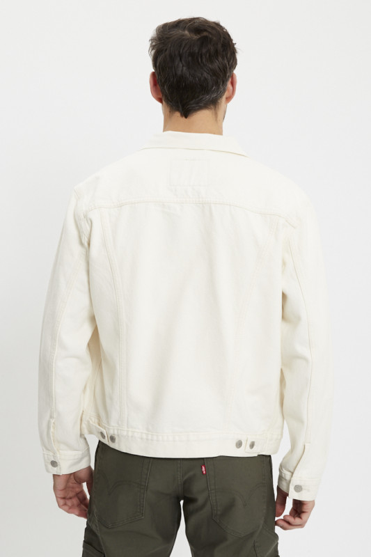 Veste trucker beige clair