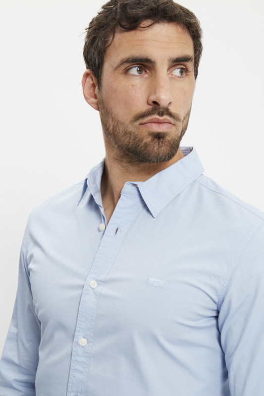 Chemise slim bleu chambray levi's homme